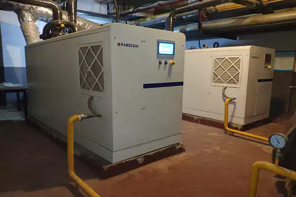 natural gas heating boiler system